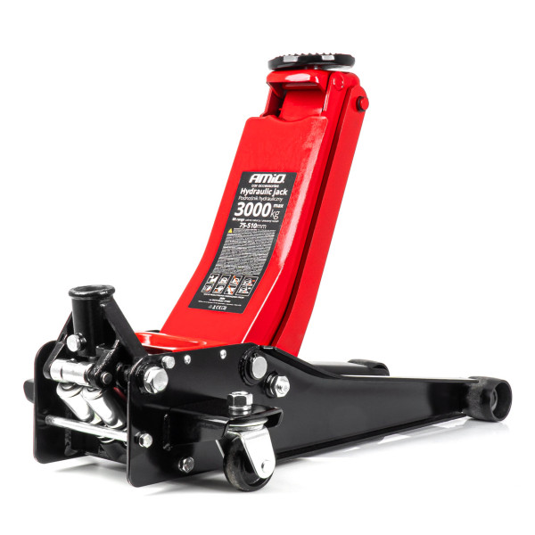 Flache hydraulische Hebebühne 3000 kg, 75–510 mm, CE, AMIO-04215