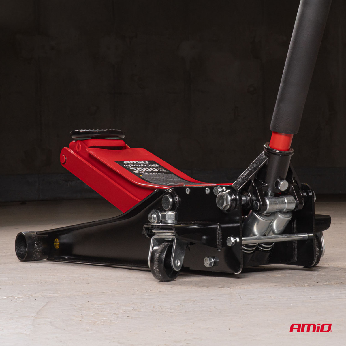 Flache hydraulische Hebebühne 3000 kg, 75–510 mm, CE, AMIO-04215