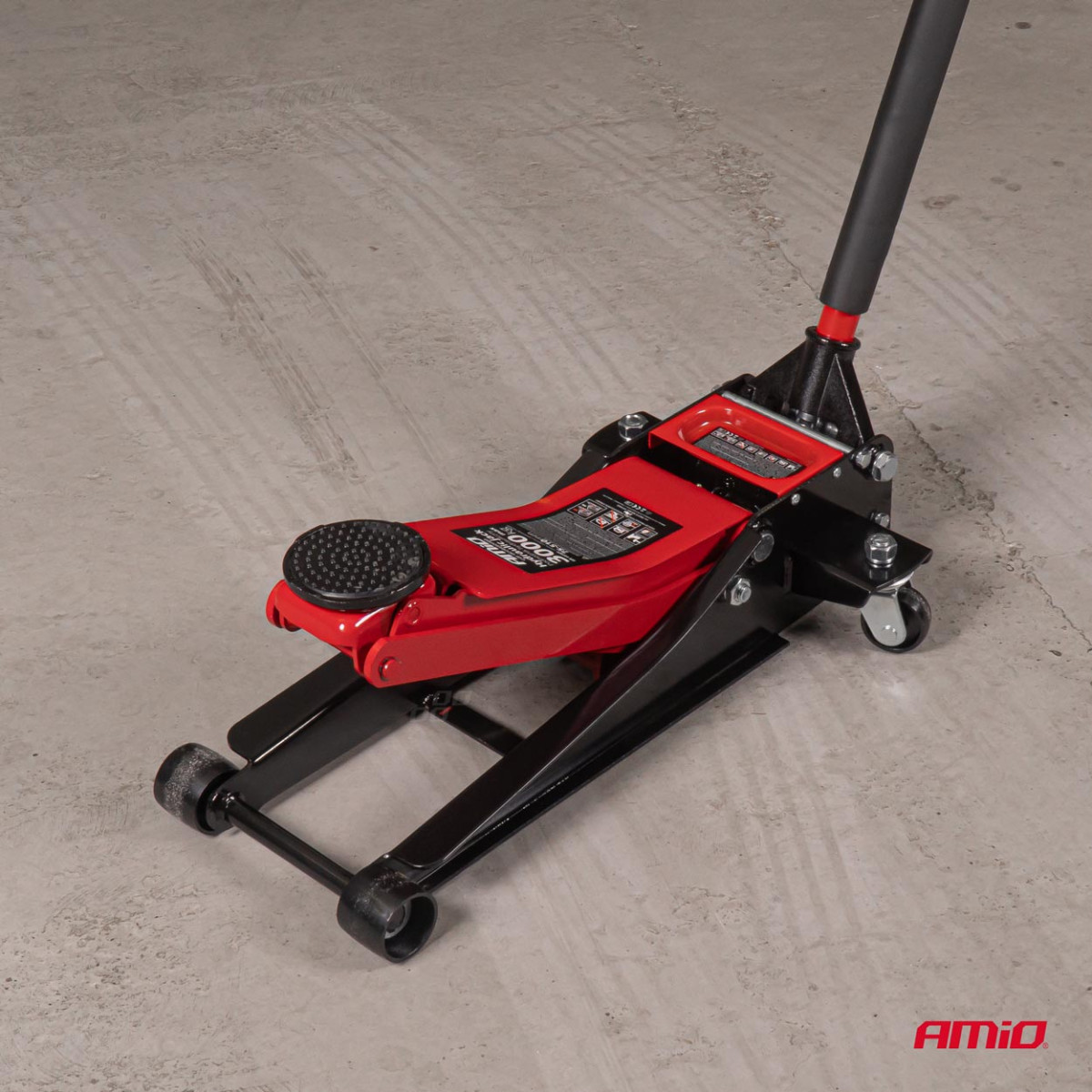 Flache hydraulische Hebebühne 3000 kg, 75–510 mm, CE, AMIO-04215