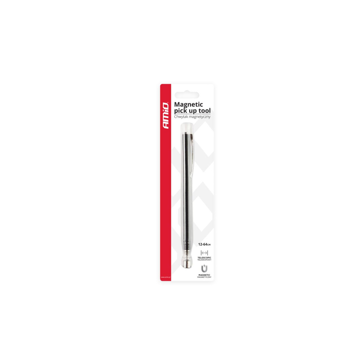 Teleskop-Magnet-Aufnahmewerkzeug 12–64 cm, AMIO-02521