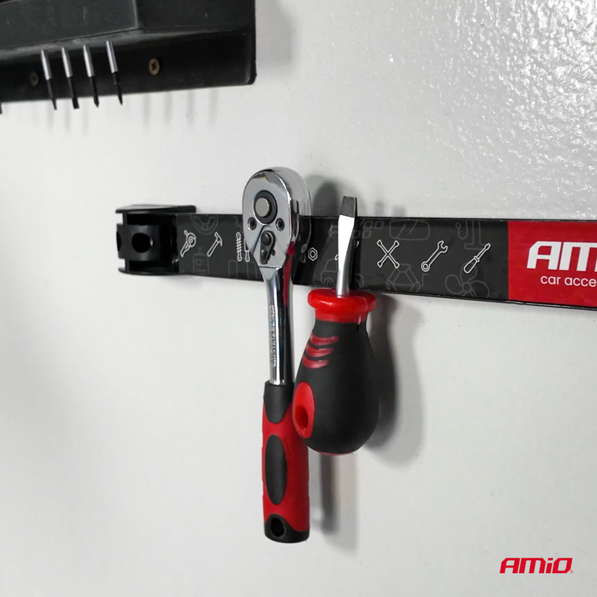 Magnetische Werkzeugleisten, 3er-Set (20 cm, 30,5 cm, 46 cm) AMIO-04263