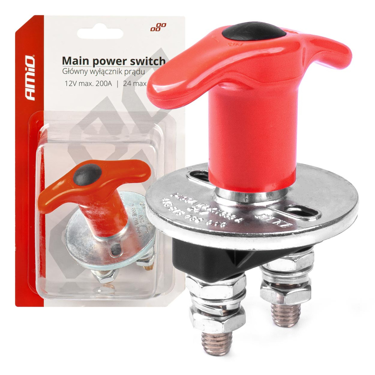 Hauptbatterie-Leistungsschalter 12/24 V, 200 A (max. 500 A) 