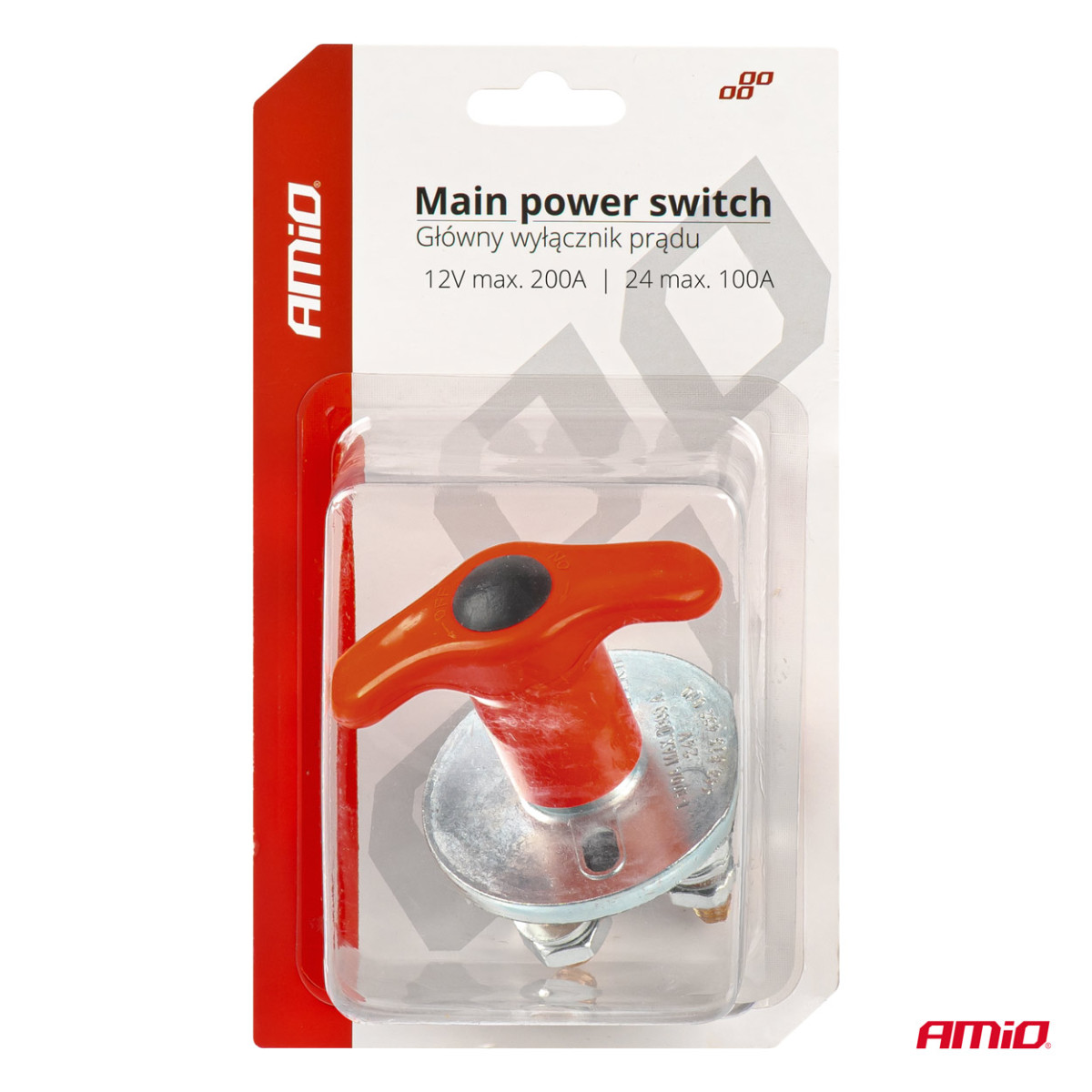 Hauptbatterie-Leistungsschalter 12/24 V, 200 A (max. 500 A) 