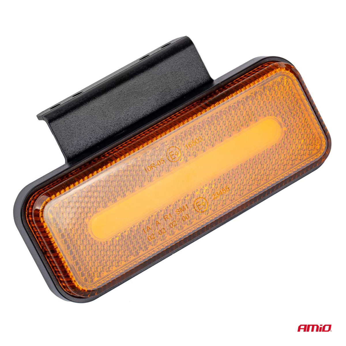 LED-Positionsleuchte AMiO OM-02-O, rechteckig, orange