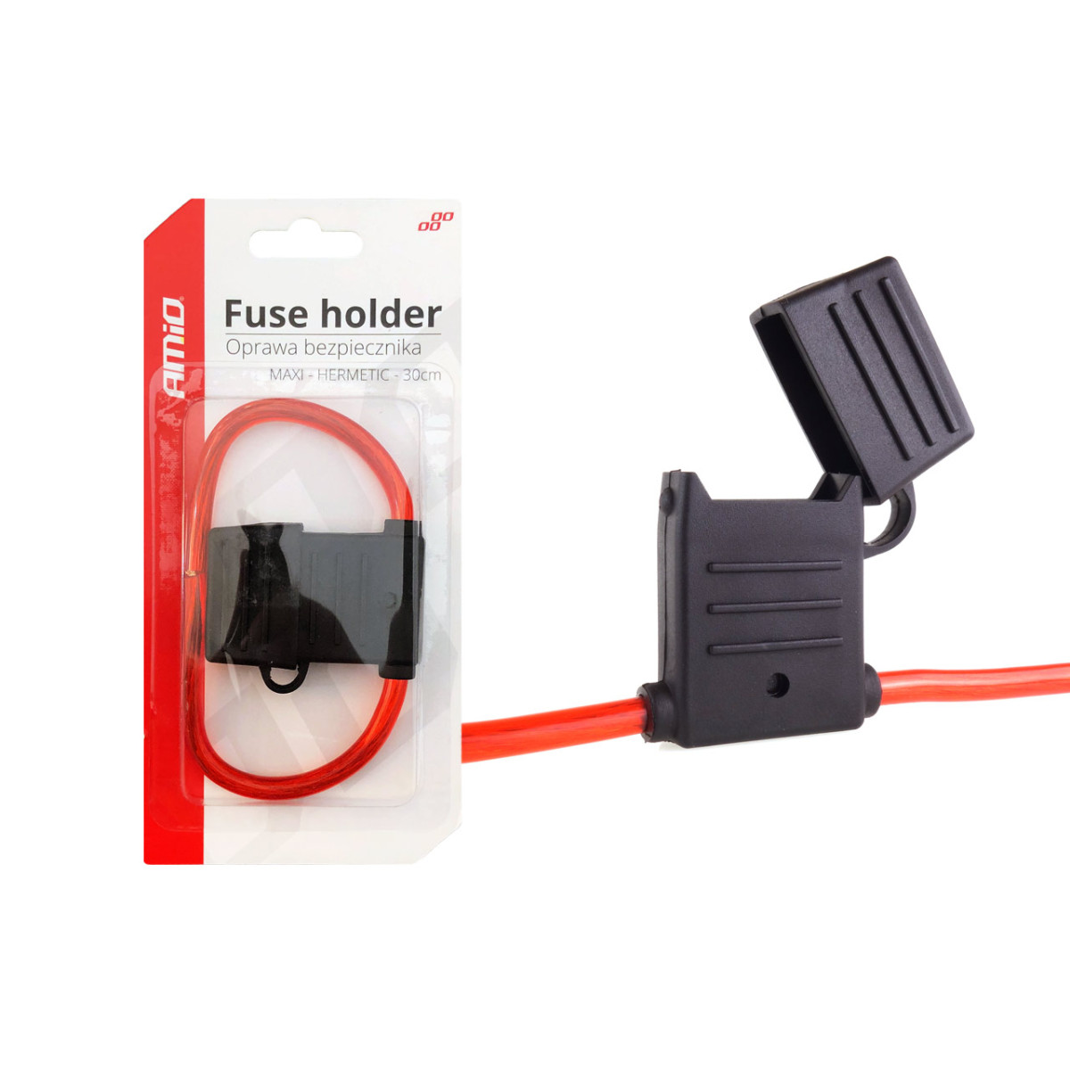 MAXI-Sicherungshalter mit 30 cm Kabel AMIO-02338