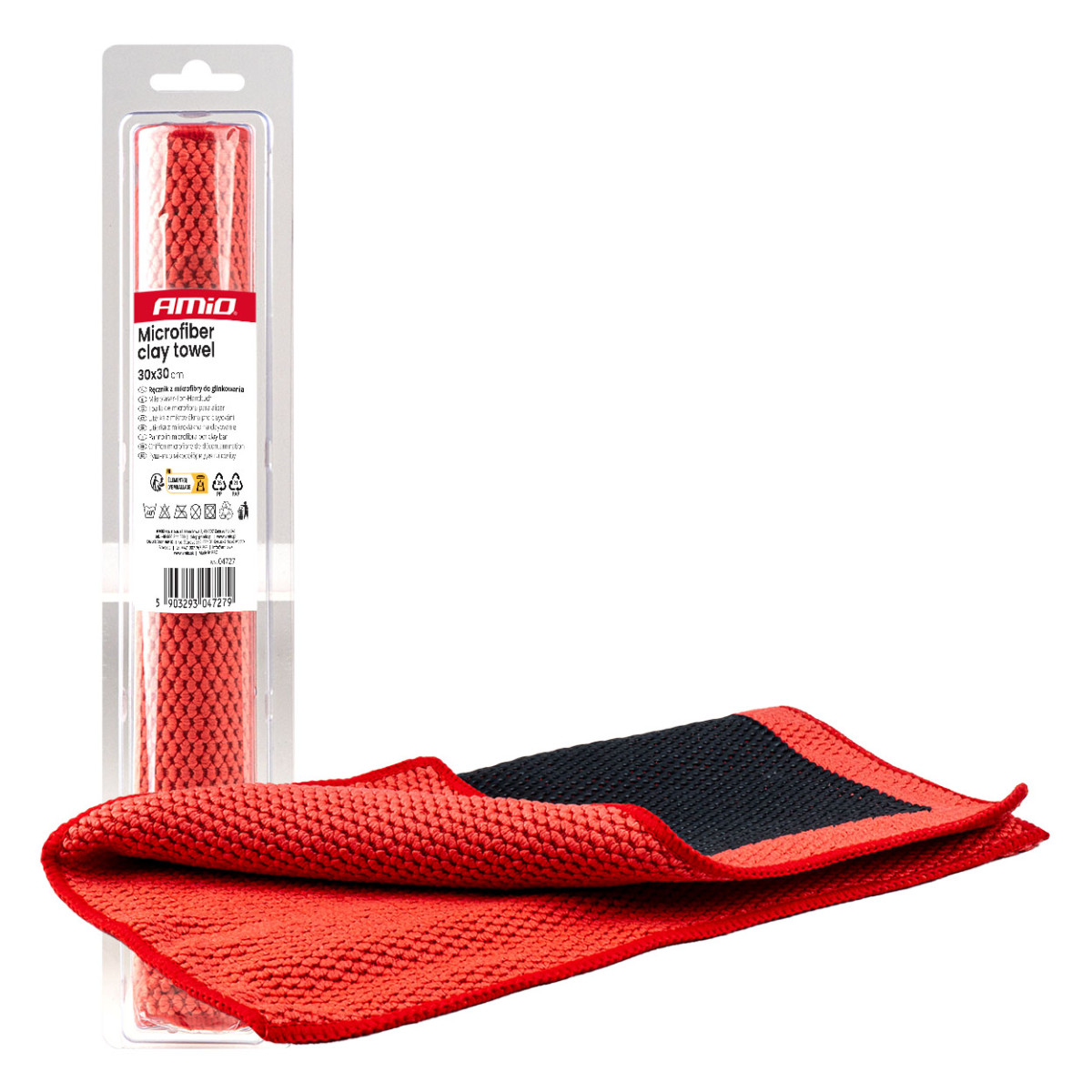 Mikrofaserhandtuch 30 × 30 cm, AMIO-04727