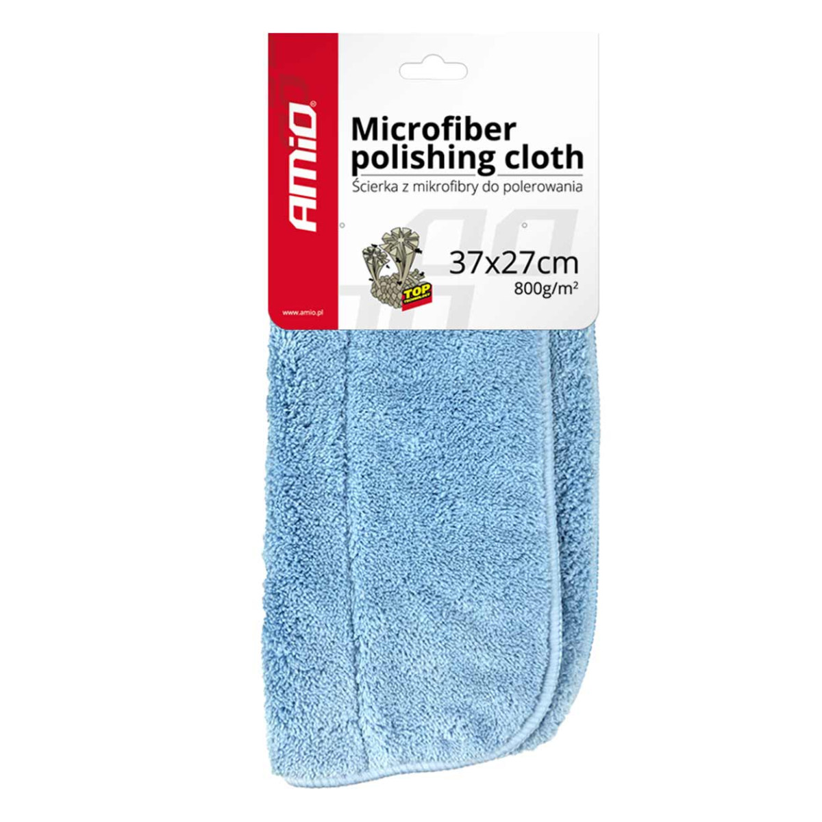 Mikrofaser-Poliertuch 37x27 cm, 800 g/m² AMIO-01620