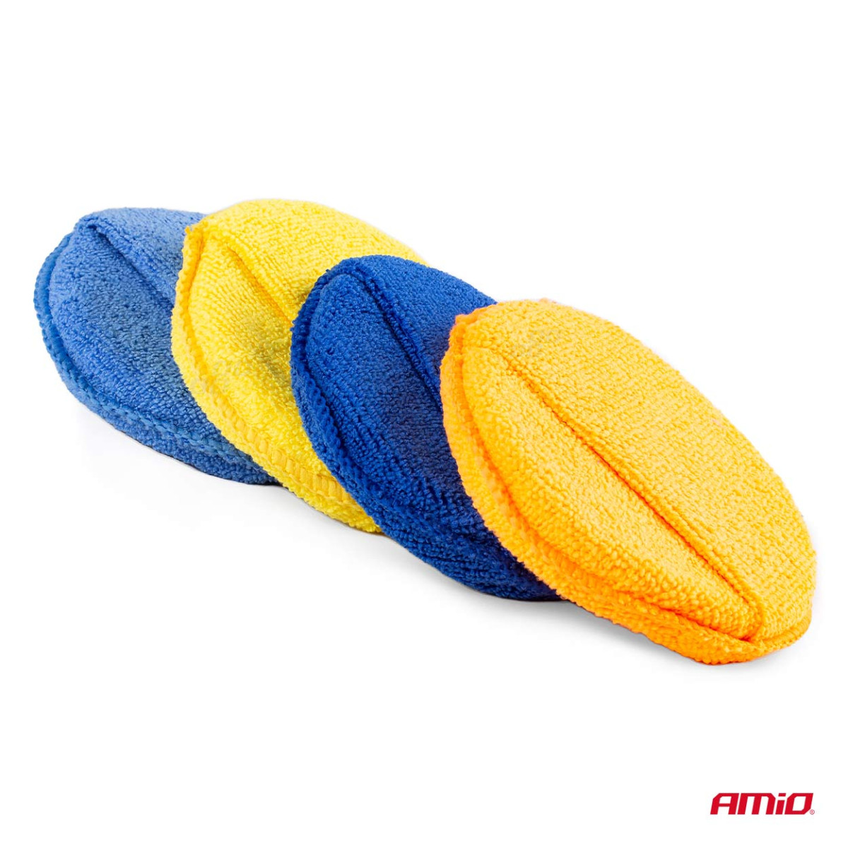 Mikrofaser-Polierschwämme, 125 mm, 4 Stück.