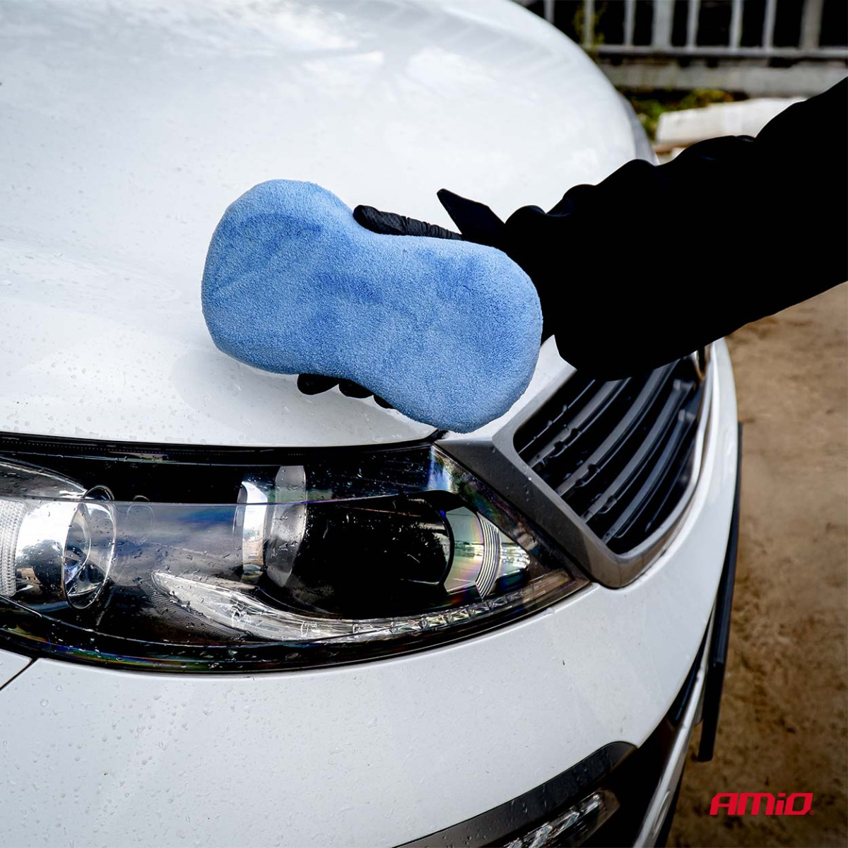 Mikrofaserschwamm 22x12x5,5cm AMIO-04725