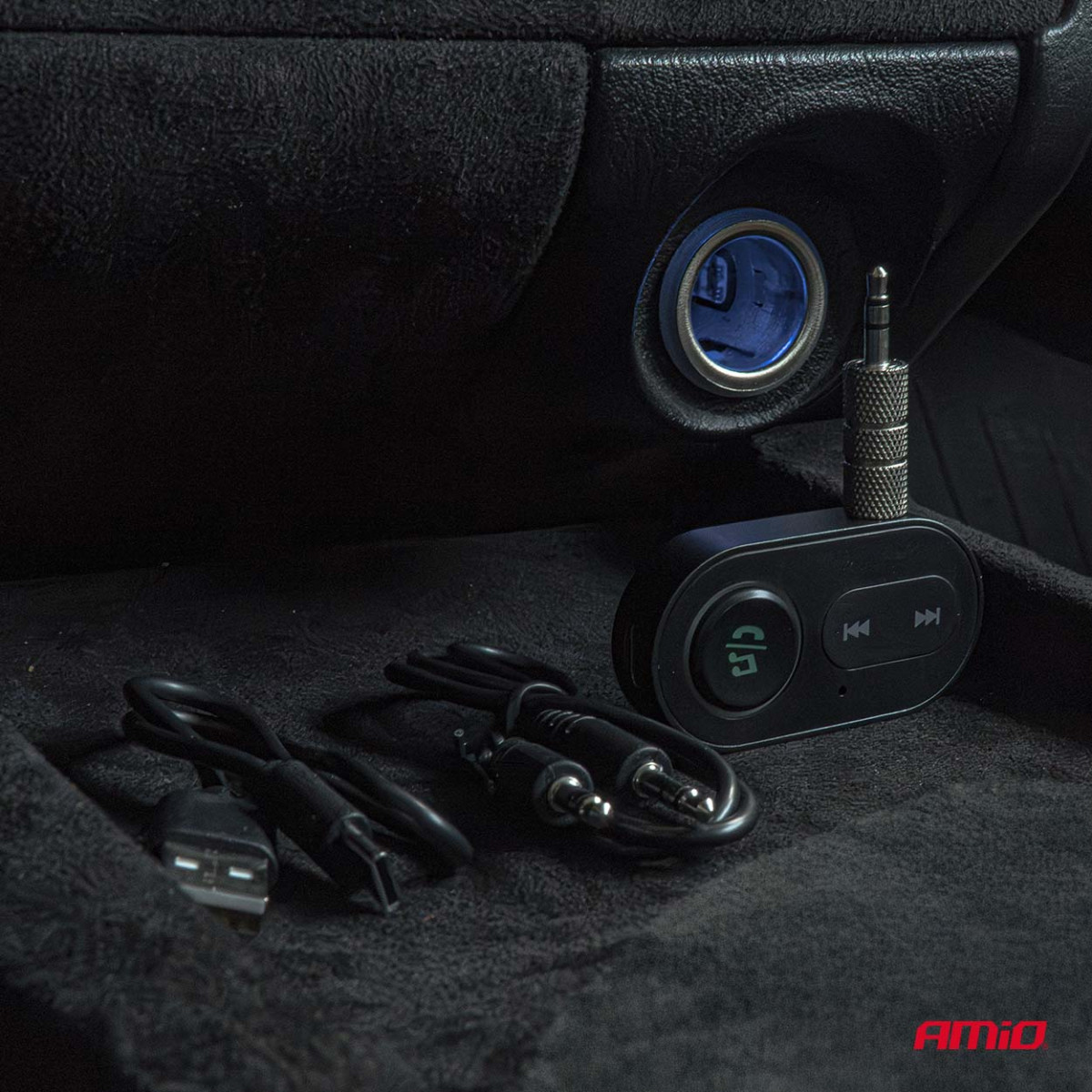 Bluetooth-Empfänger/Sender mit Mini-Klinkenbuchse AMIO-04658