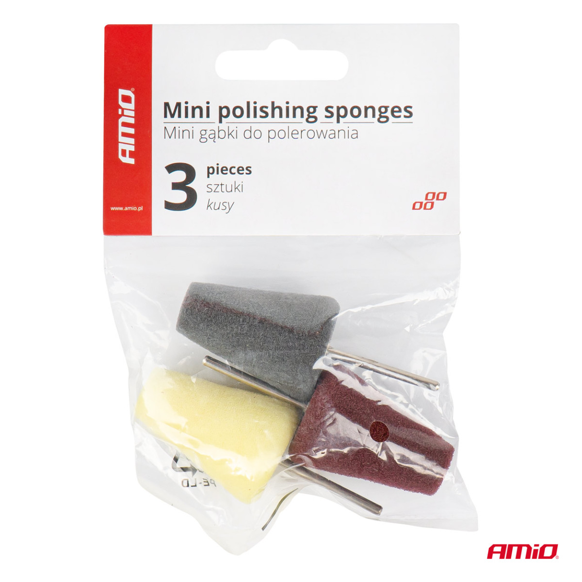 Mini-Polierschwämme, 30 mm Kegelform AMIO-03715