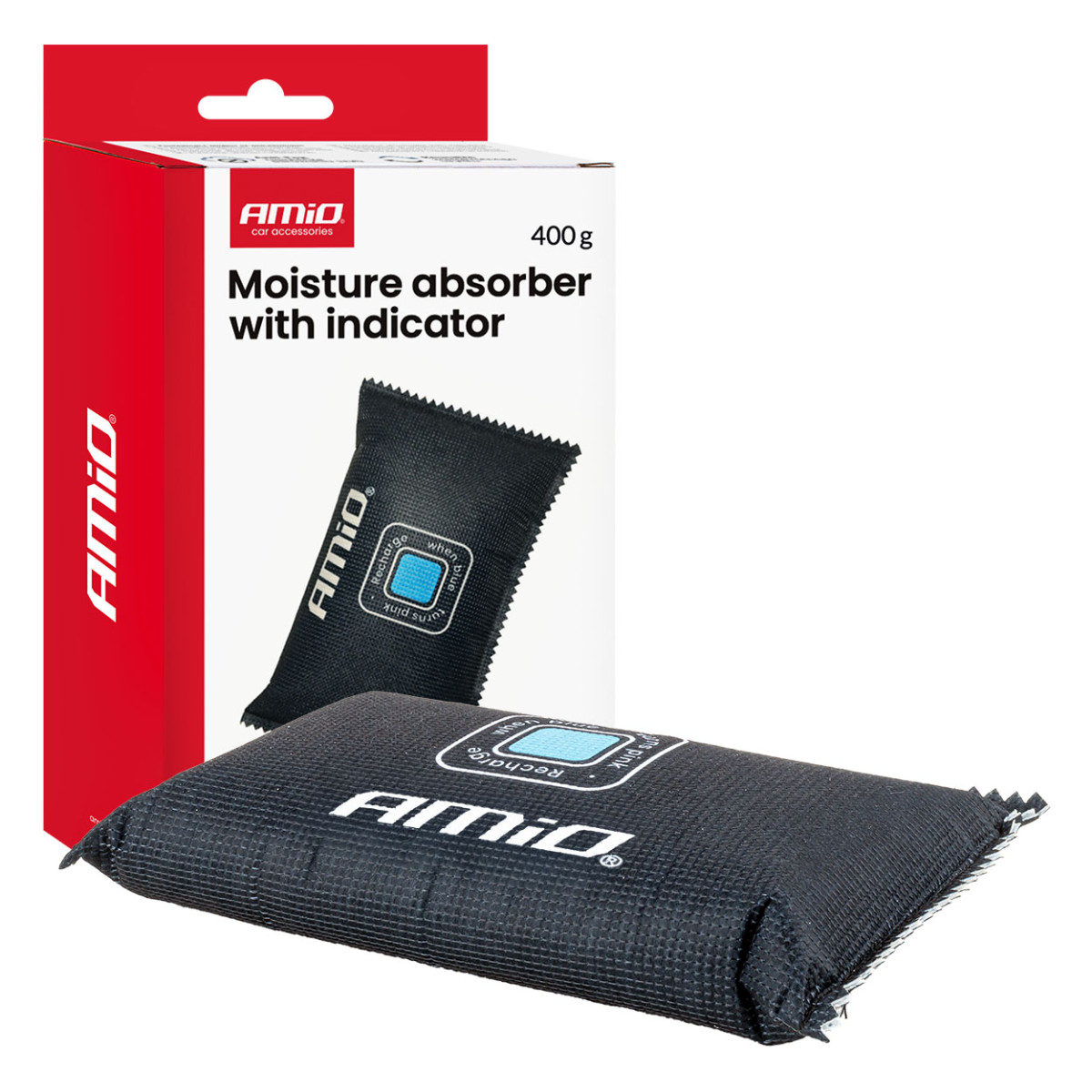 Auto-Kondenswasserabsorber mit Indikator, 400 g AMIO-04877
