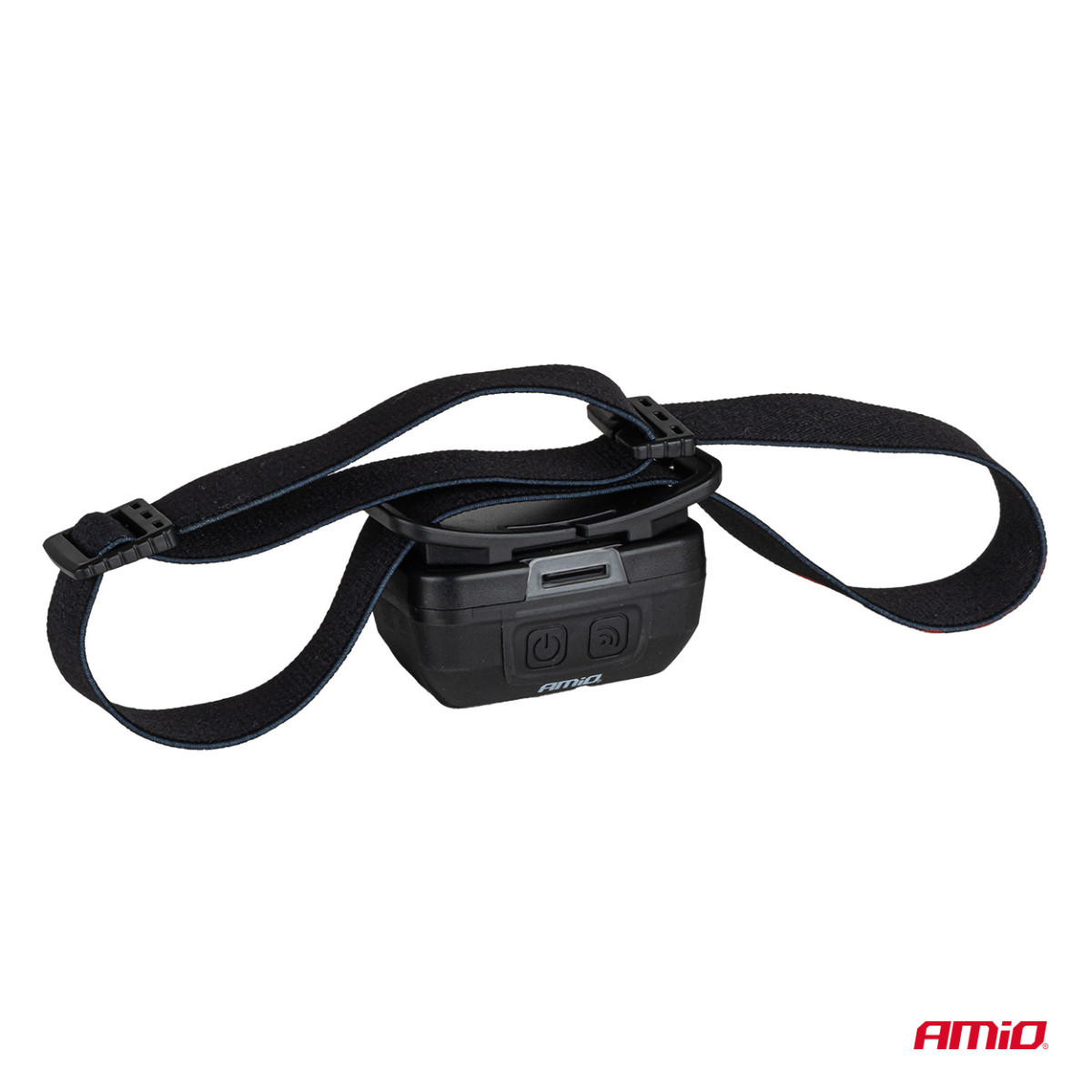 Wiederaufladbare Stirnlampe mit Bewegungssensor XPG+COB, 1800 mAh, AMIO-04667