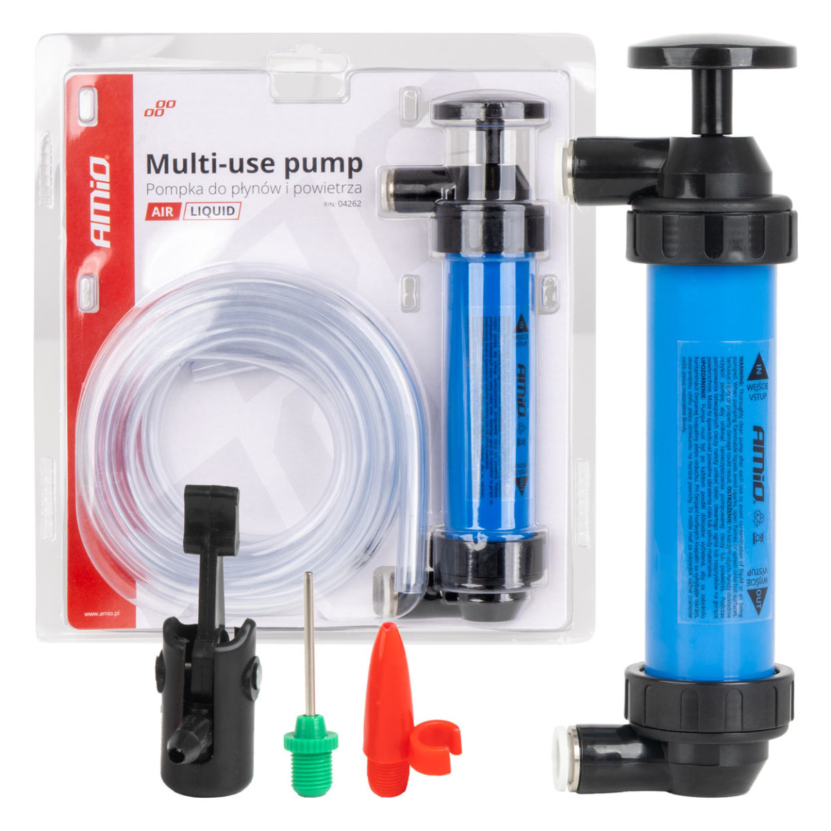 Multifunktionale manuelle Flüssigkeitspumpe mit Schnellkupplung AMIO-04262