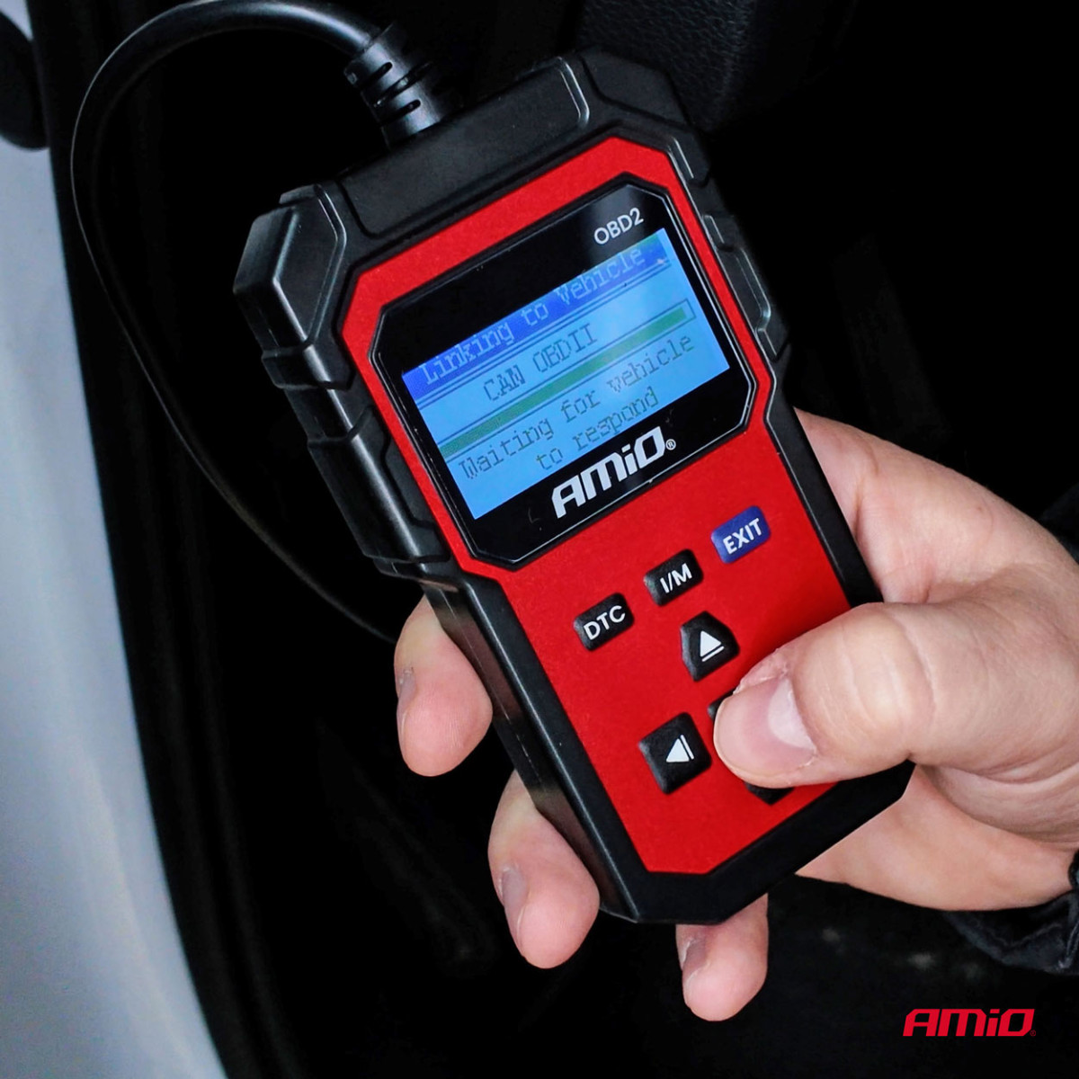 OBD2-Diagnosescanner AMIO-04730, 155×85×25 mm