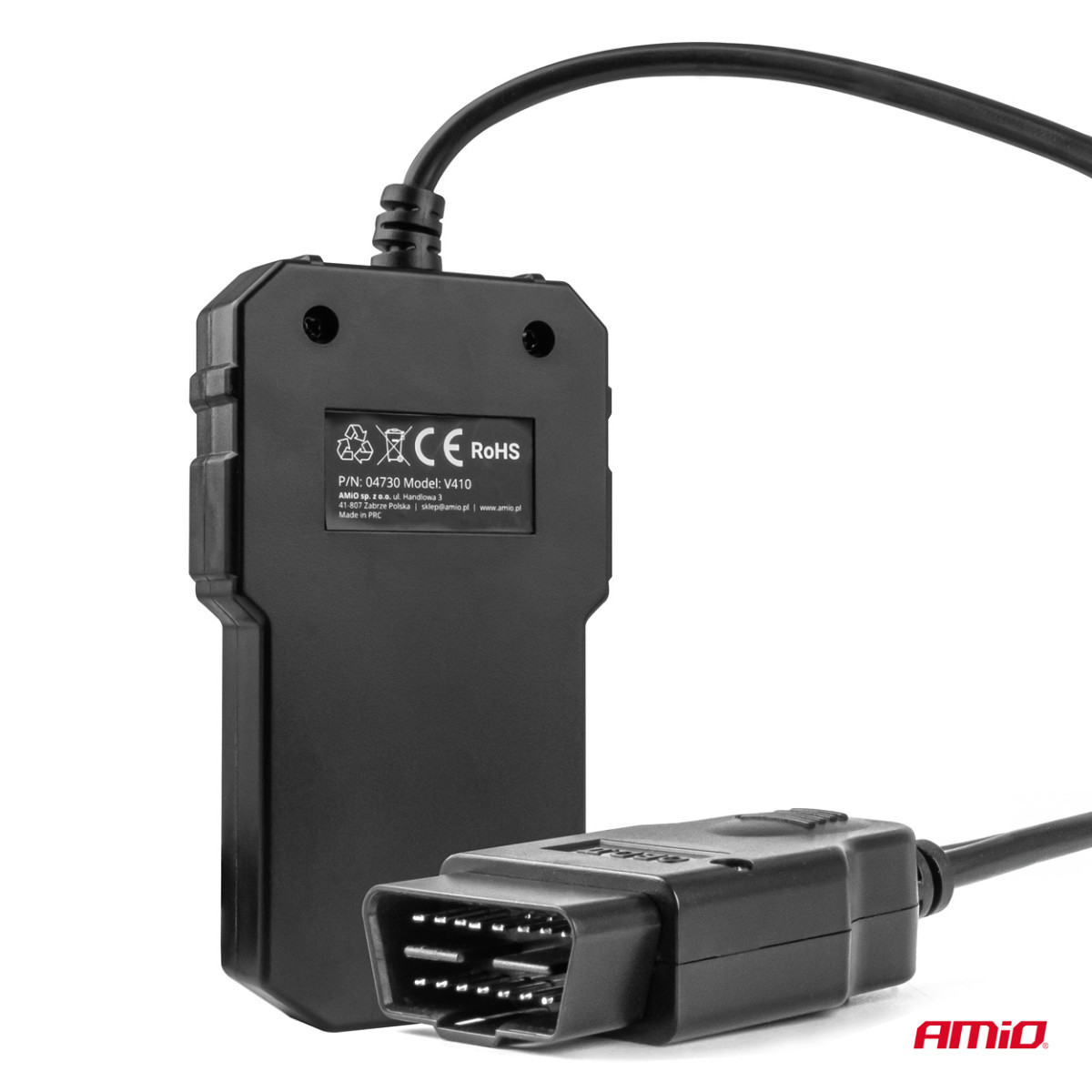 OBD2-Diagnosescanner AMIO-04730, 155×85×25 mm