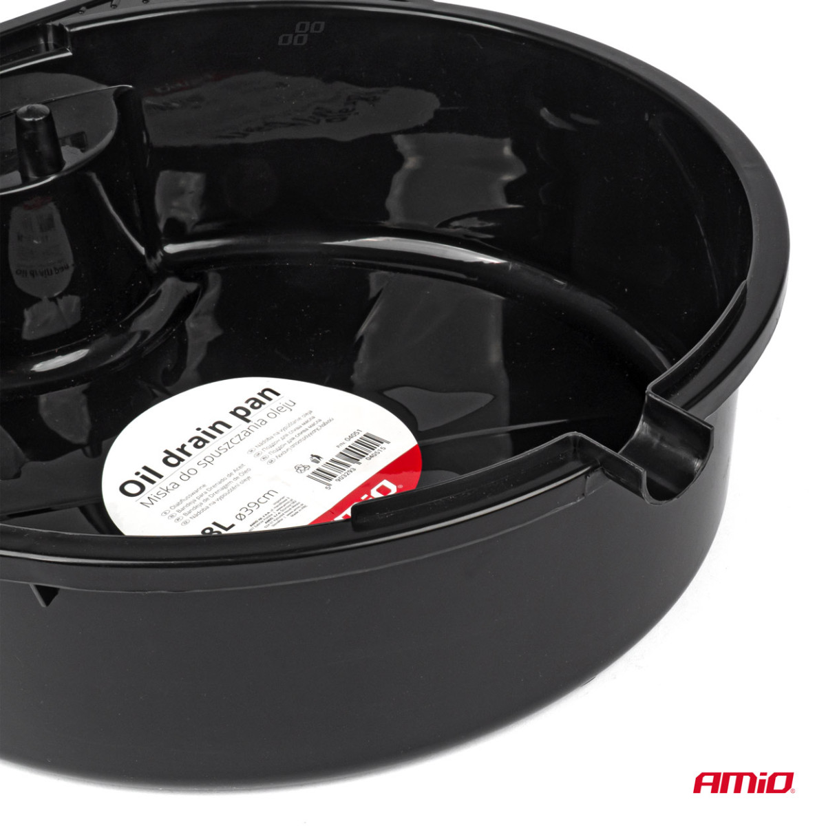 Ölauffangbehälter 8 l, 39 cm AMIO-04051