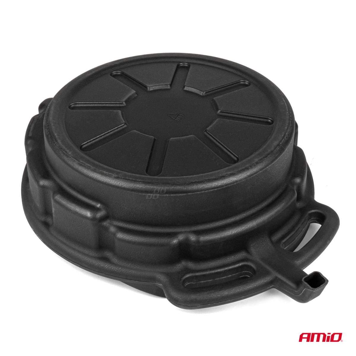 Oil drain pan with funnel 16L, 56cm AMIO-04053