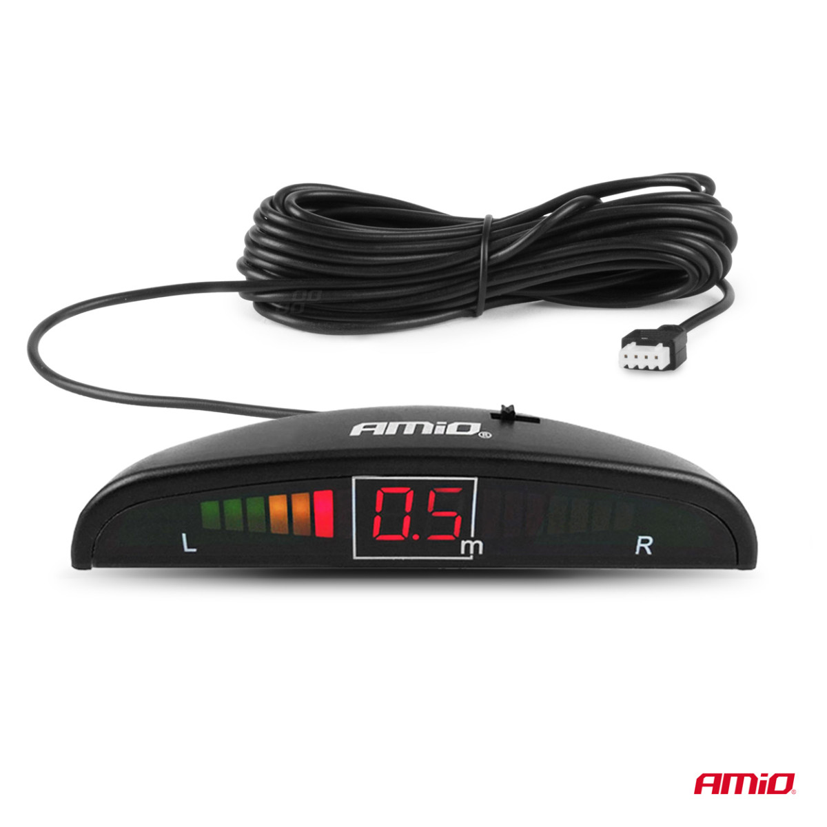 Einparkhilfe-LED-System, 4 silberne Sensoren 22 cm AMIO-01564