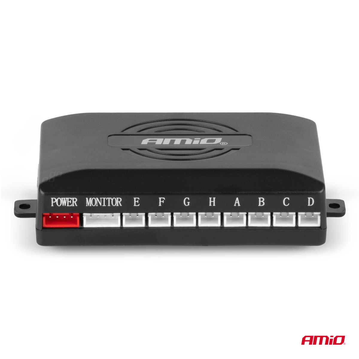 Einparkhilfe-LED-System, 8 schwarze Sensoren, Innenmontage 16,5 mm AMIO-02256