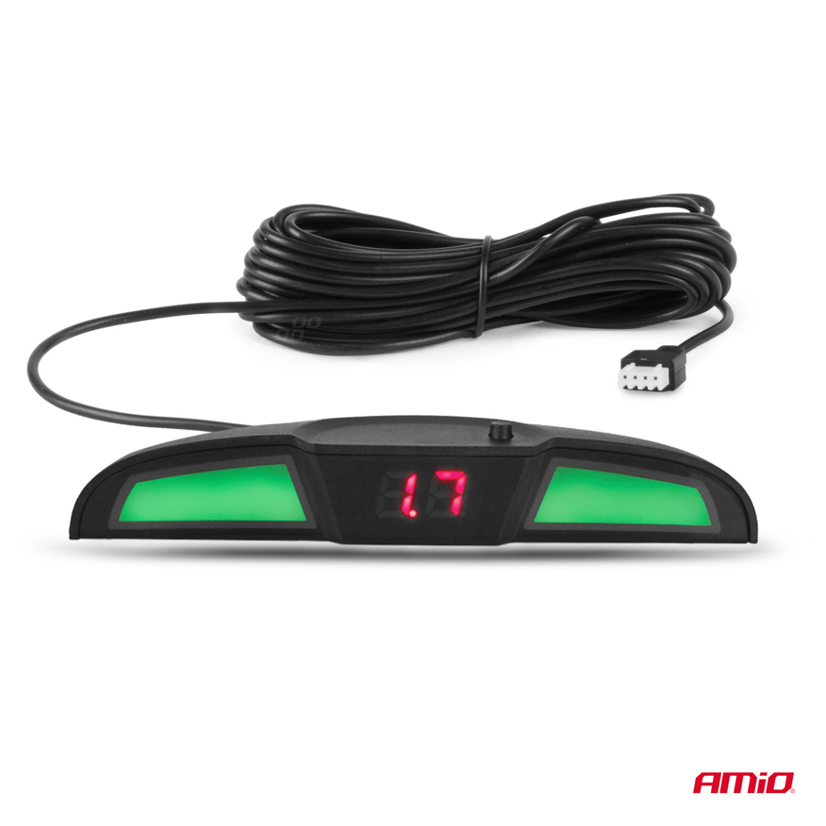Einparkhilfesystem mit LED-COB-Beleuchtung, 4 silberne Sensoren (22 mm) AMIO-02282