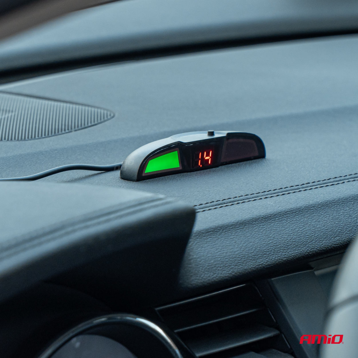 Einparkhilfesystem mit LED-COB-Beleuchtung, 4 weiße Sensoren (22 mm) AMIO-02283