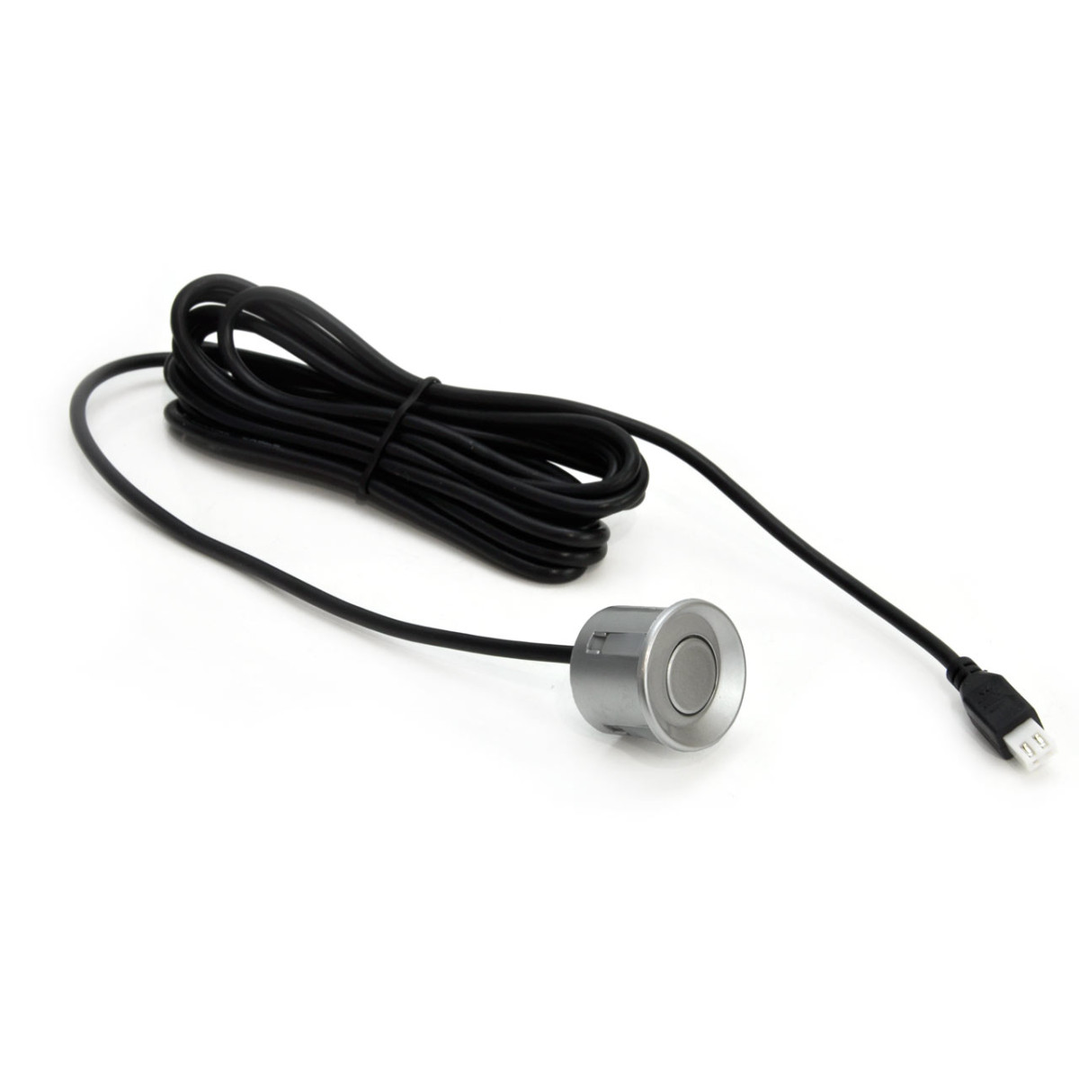 Einparkhilfesystem TFT01 4,3" mit HD-307-IR-Kamera, 4 Silbersensoren 22 mm