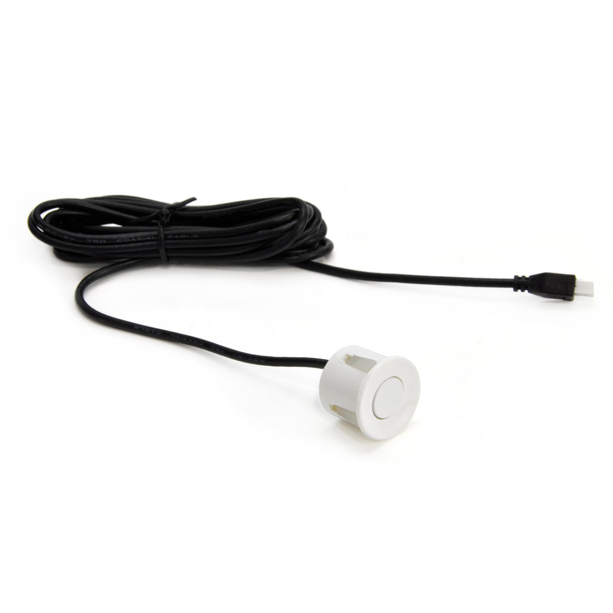 Einparkhilfesystem TFT02 4,3" mit HD-308-LED-Kamera, 4 weißen Sensoren