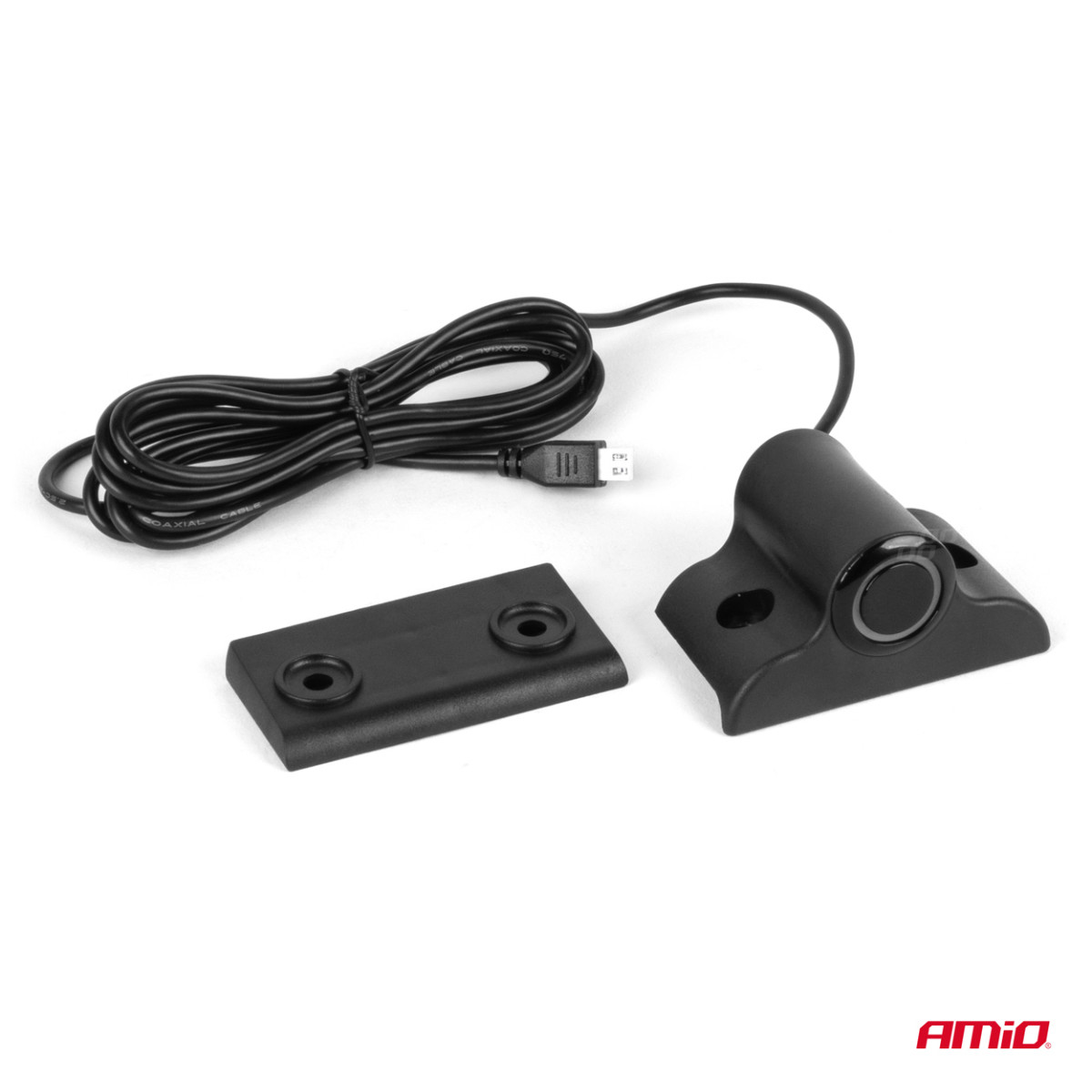 Einparkhilfe für LKW/BUS, 4 schwarze Sensoren mit Summer, 19 mm AMIO-02278