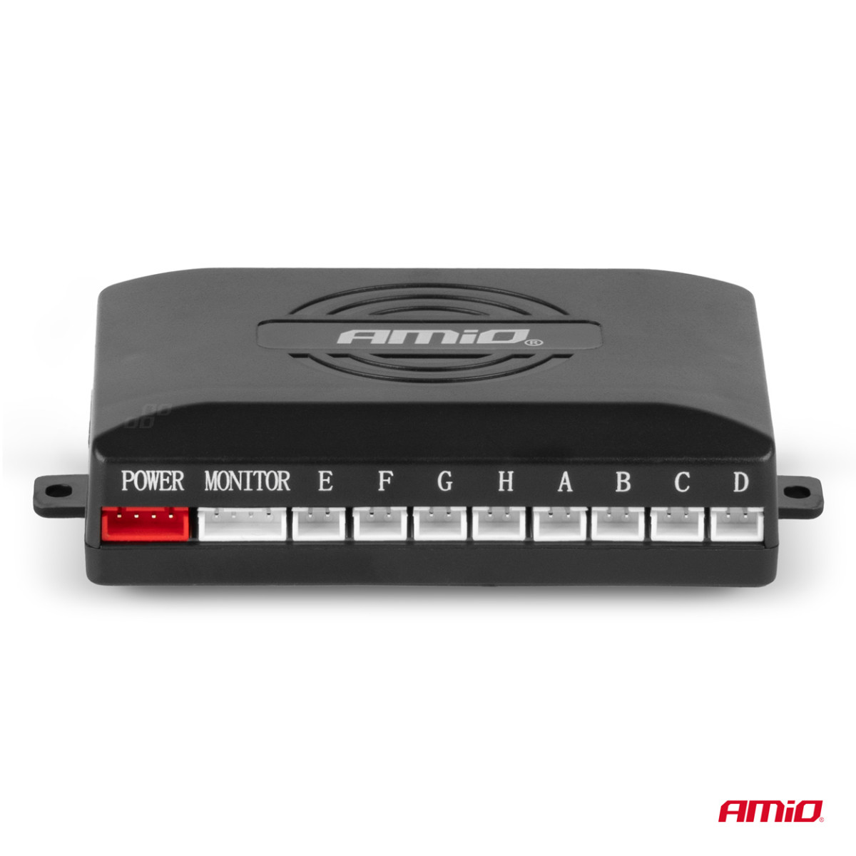 Einparkhilfe mit akustischem Signal, 8 schwarze Sensoren GOLD 18 mm AMIO-01604