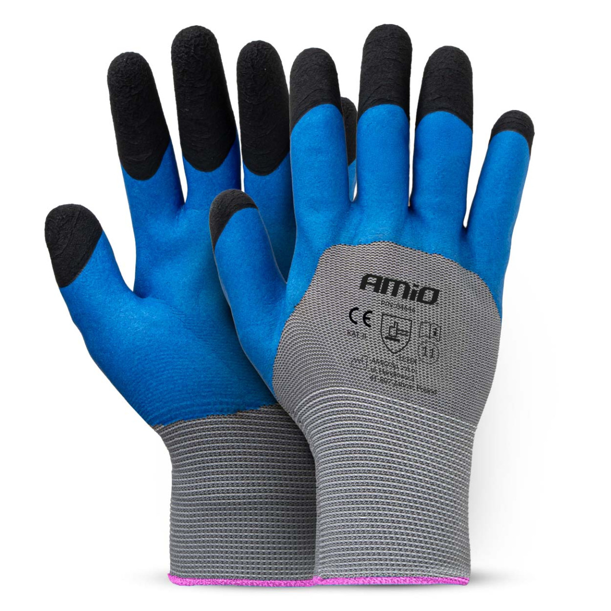 PE-Latex-Arbeitshandschuhe mit 3/4-Schaumbeschichtung, Größe 11, 4 Stück (2 Paar), 3131X