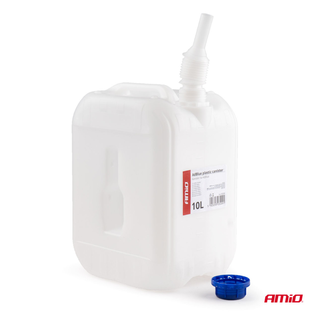 Kunststoffkanister für Wasser, AdBlue 10 L AMIO-03209