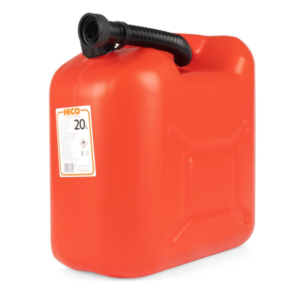 Kraftstoffkanister aus Kunststoff, 20 l, rot