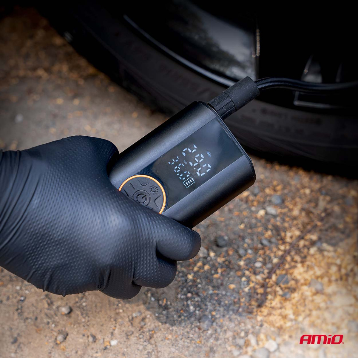 Kabelloser LED-Kompressor 40W mit USB-C ACOMP-25 AMIO-04414