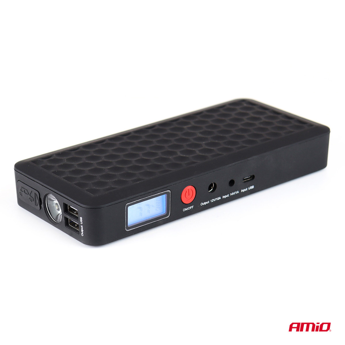 Tragbarer Starthilfe-Booster / Powerbank 12V 4Ah 800A SJ02 AMIO-02524