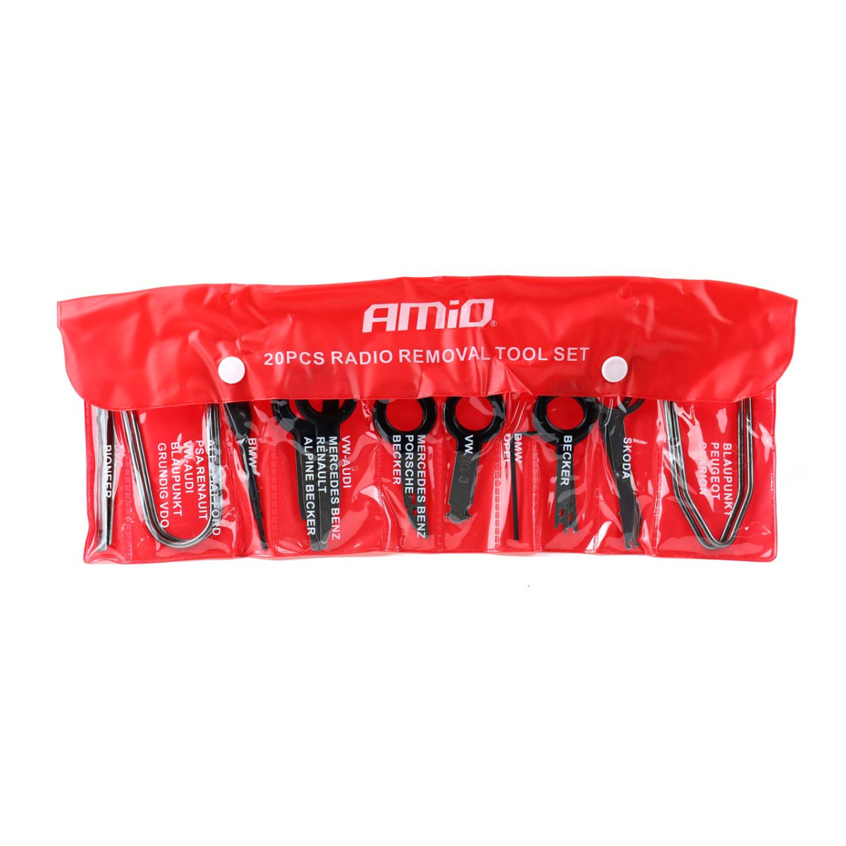 Ausbauwerkzeug-Set für Autoradios, 20-teilig, AMIO-02515