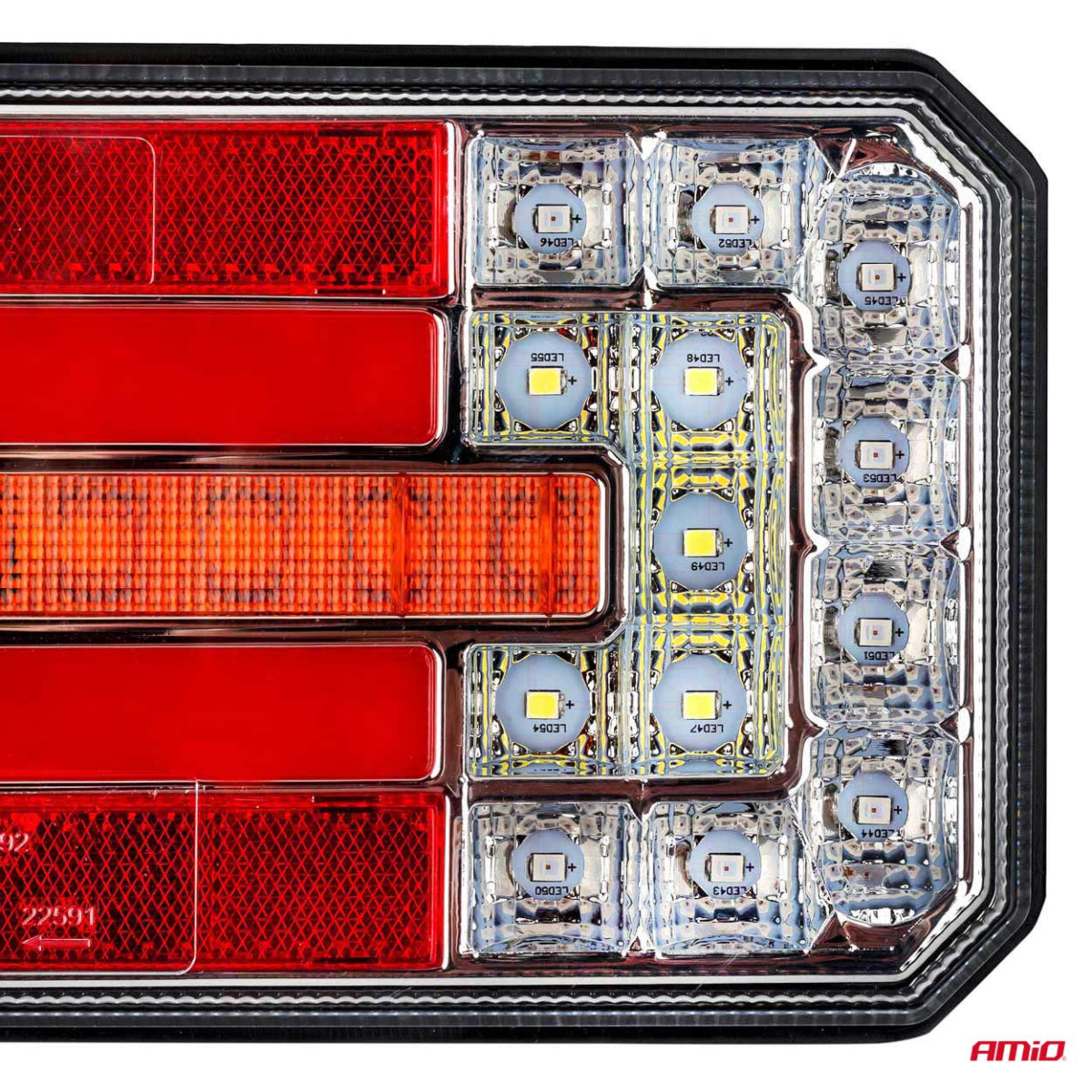 Multifunktionale LED-Rückleuchte RCL-01-LR dynamic, links