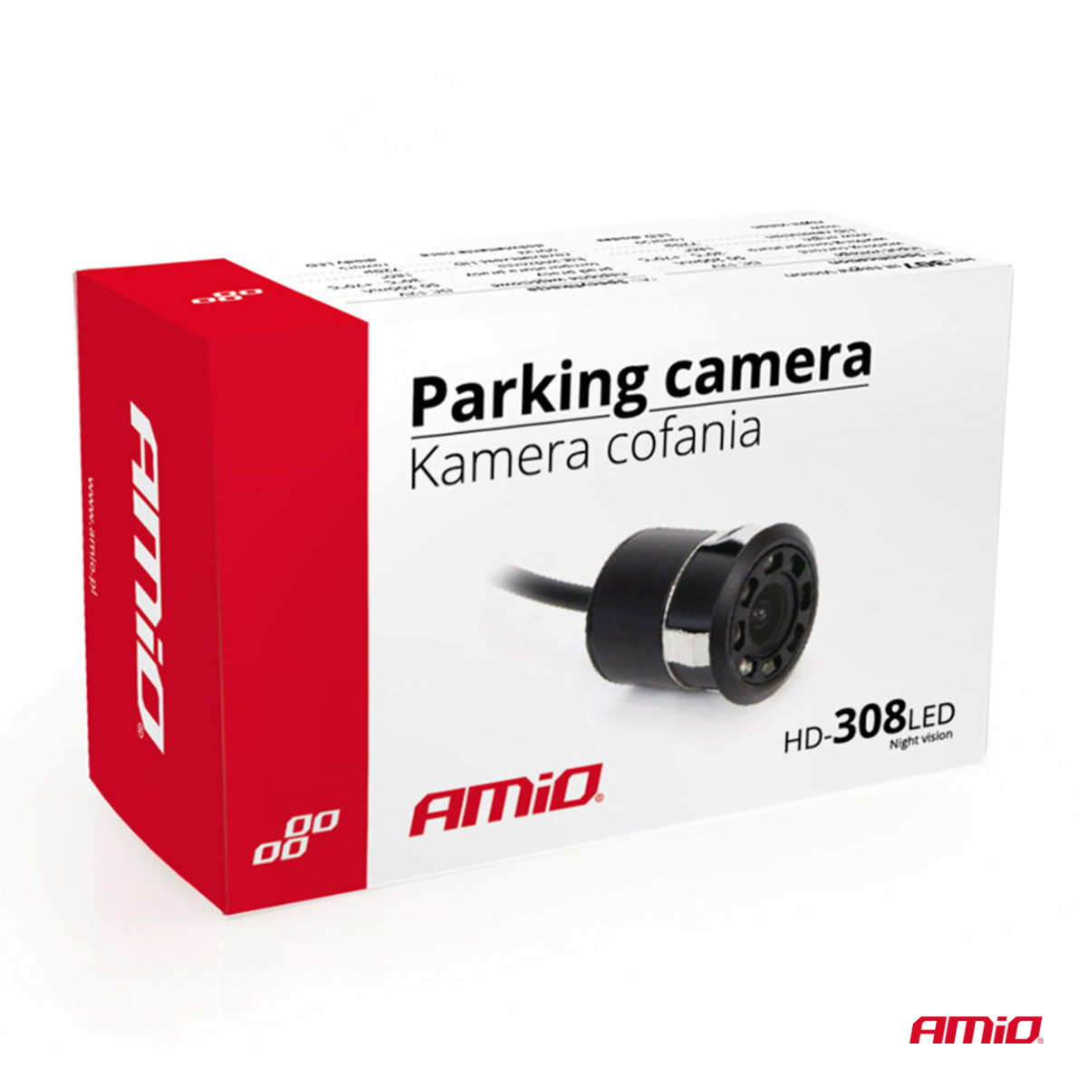 Rückfahrkamera HD-308-LED „Night Vision“ 18 mm AMIO-01595