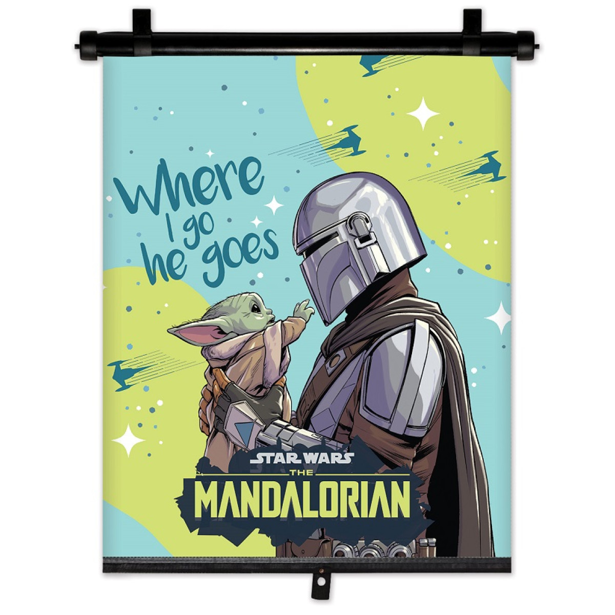 Rollo 36x45 cm, 1 Stück, The Mandalorian