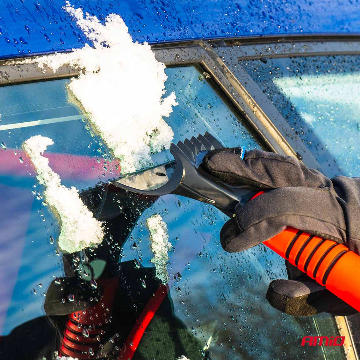 Schneebürste mit Schaber 89 cm