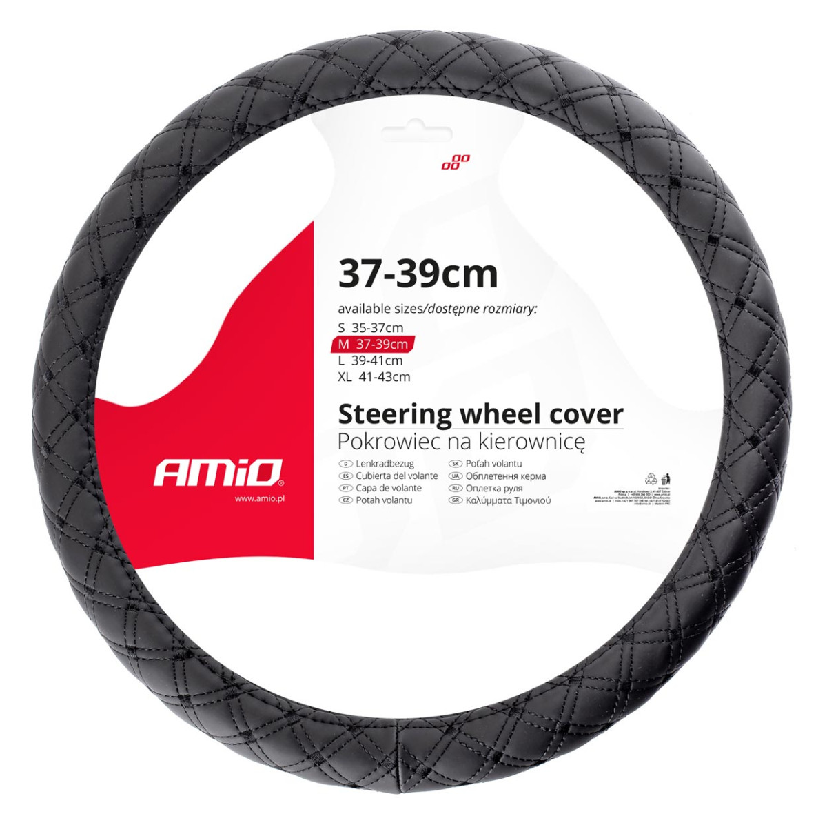 Lenkradbezug für Autos, 37–39 cm, SWC-41-M