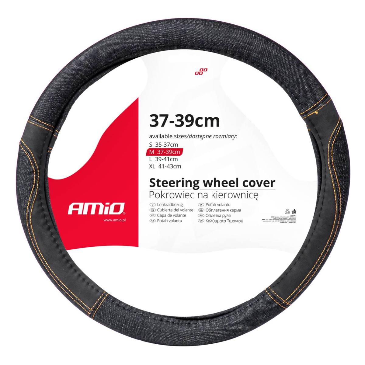 Lenkradbezug für Autos, 37-39 cm, SWC-52-M