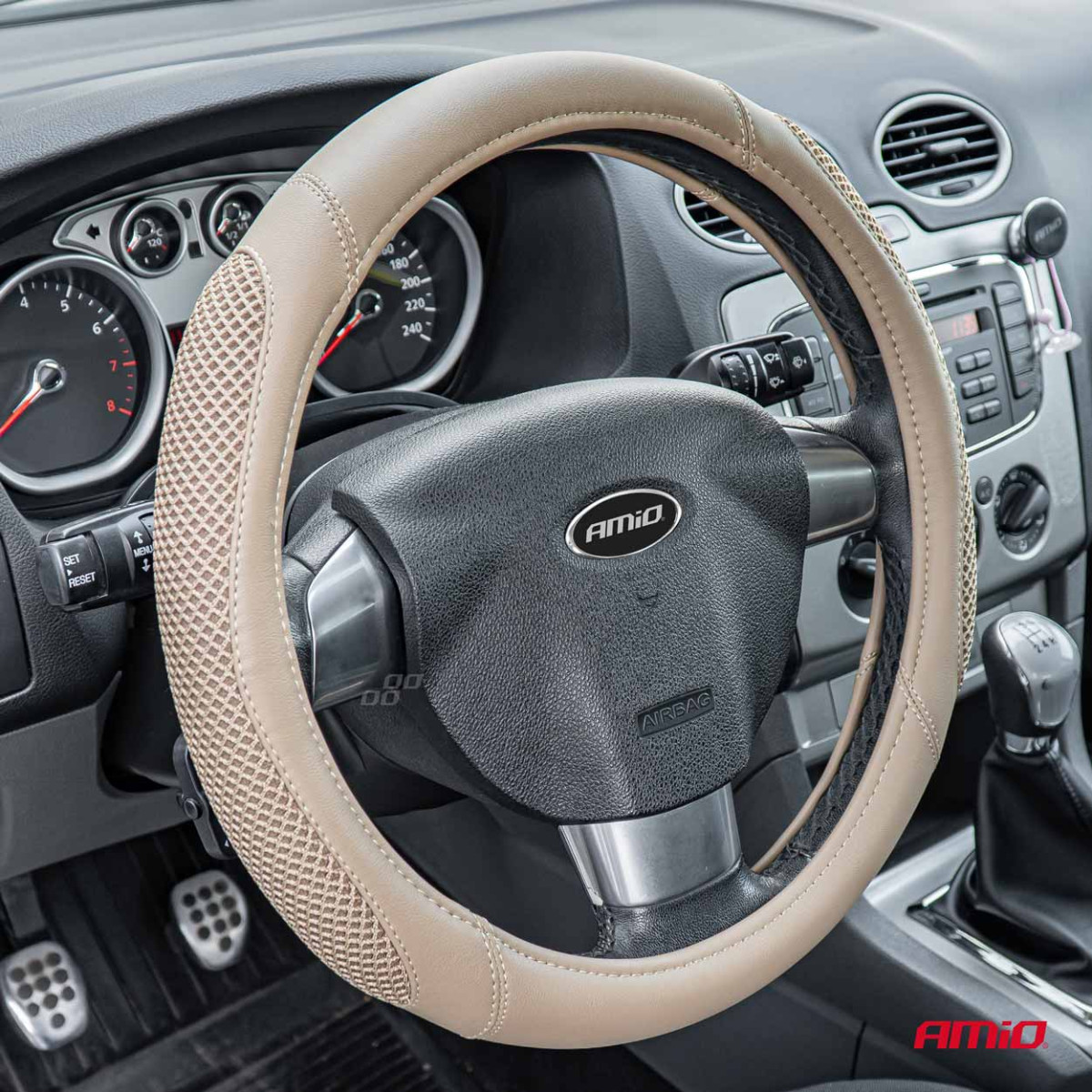 Lenkradbezug für Autos, 37–39 cm, SWC-61-M