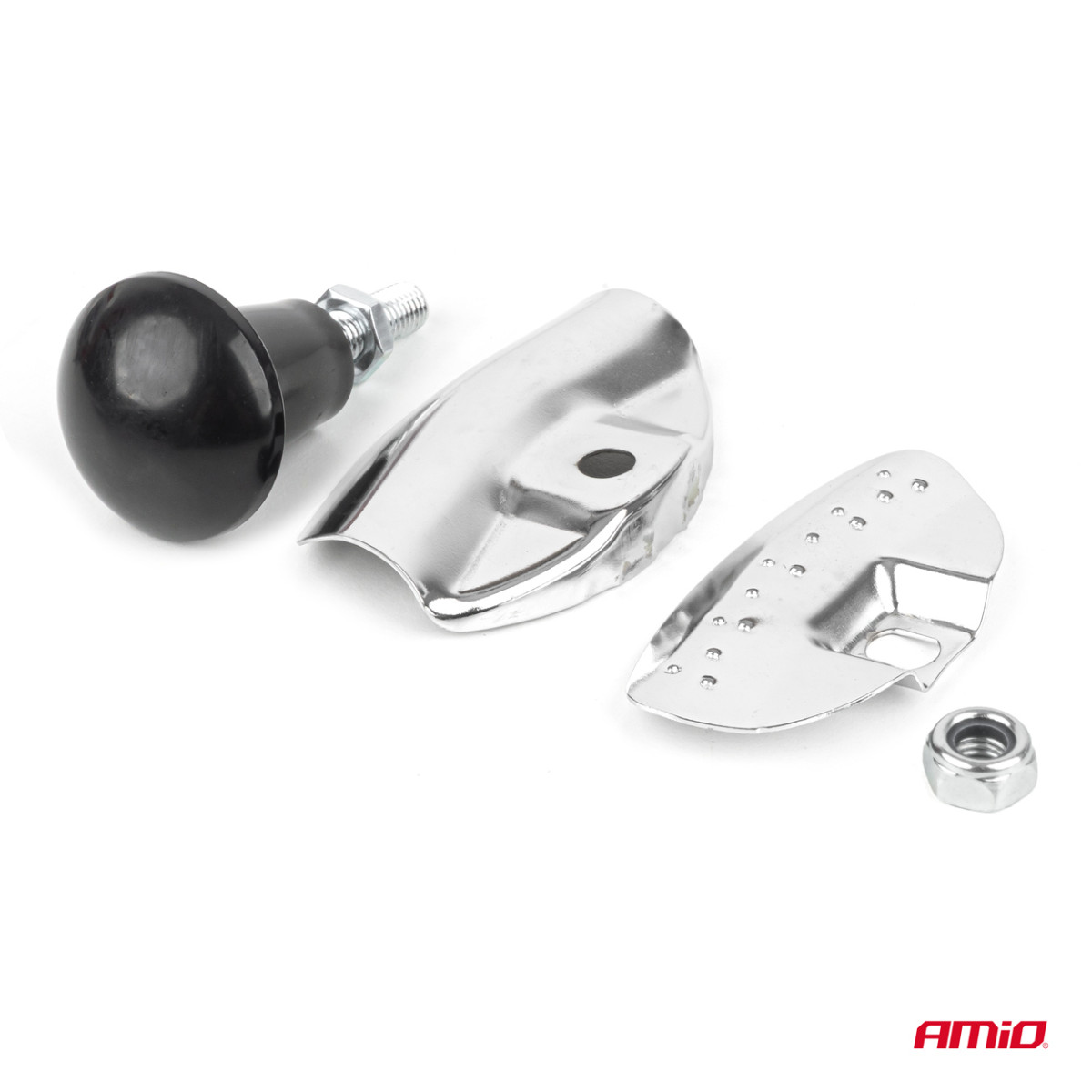 Lenkradknauf, silber, AMIO-04975