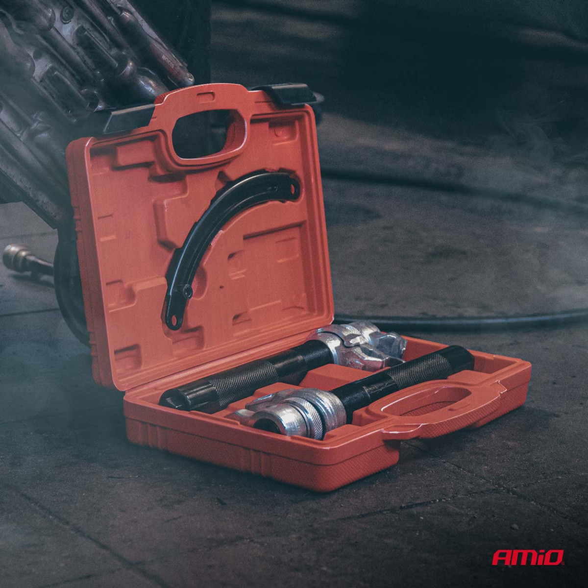 Federspanner-Set mit Sicherheitsbügel AMIO-04763