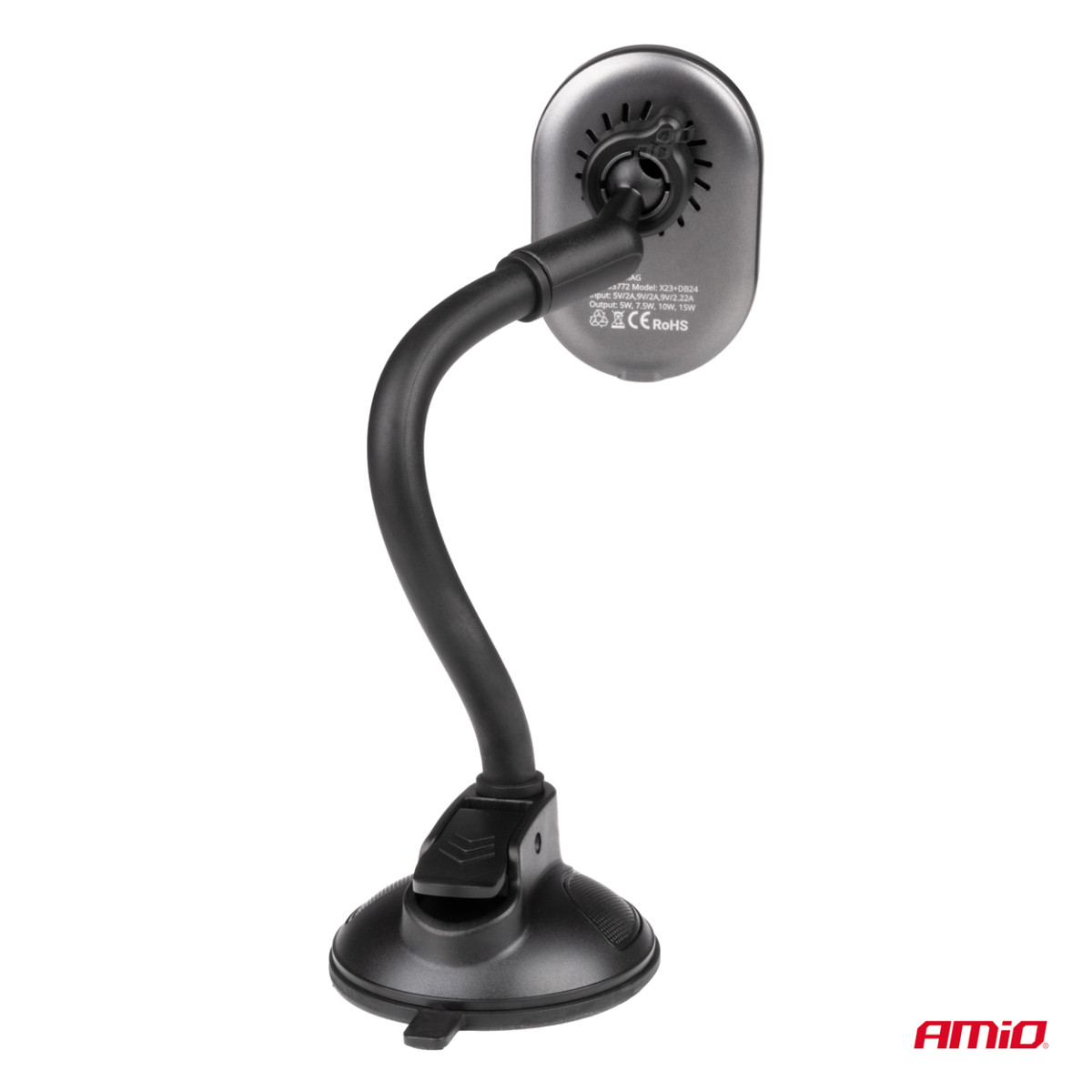 Handyhalterung mit Saugnapf und kabellosem 15W-Ladegerät My Mag AMIO-03772