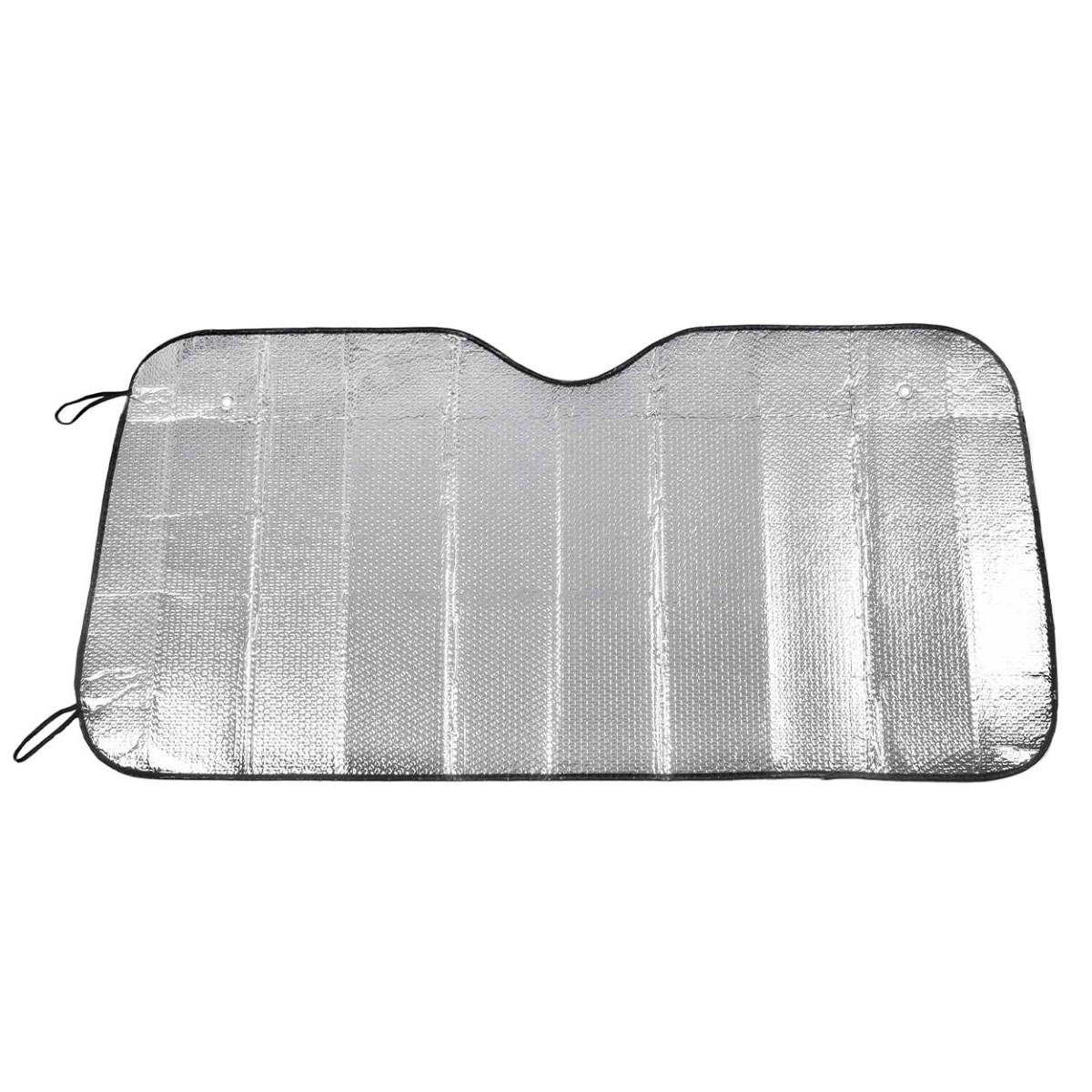 Windschutzscheibenschutz 145x70 cm, silber, PE-Luftpolsterfolie AMIO-01532