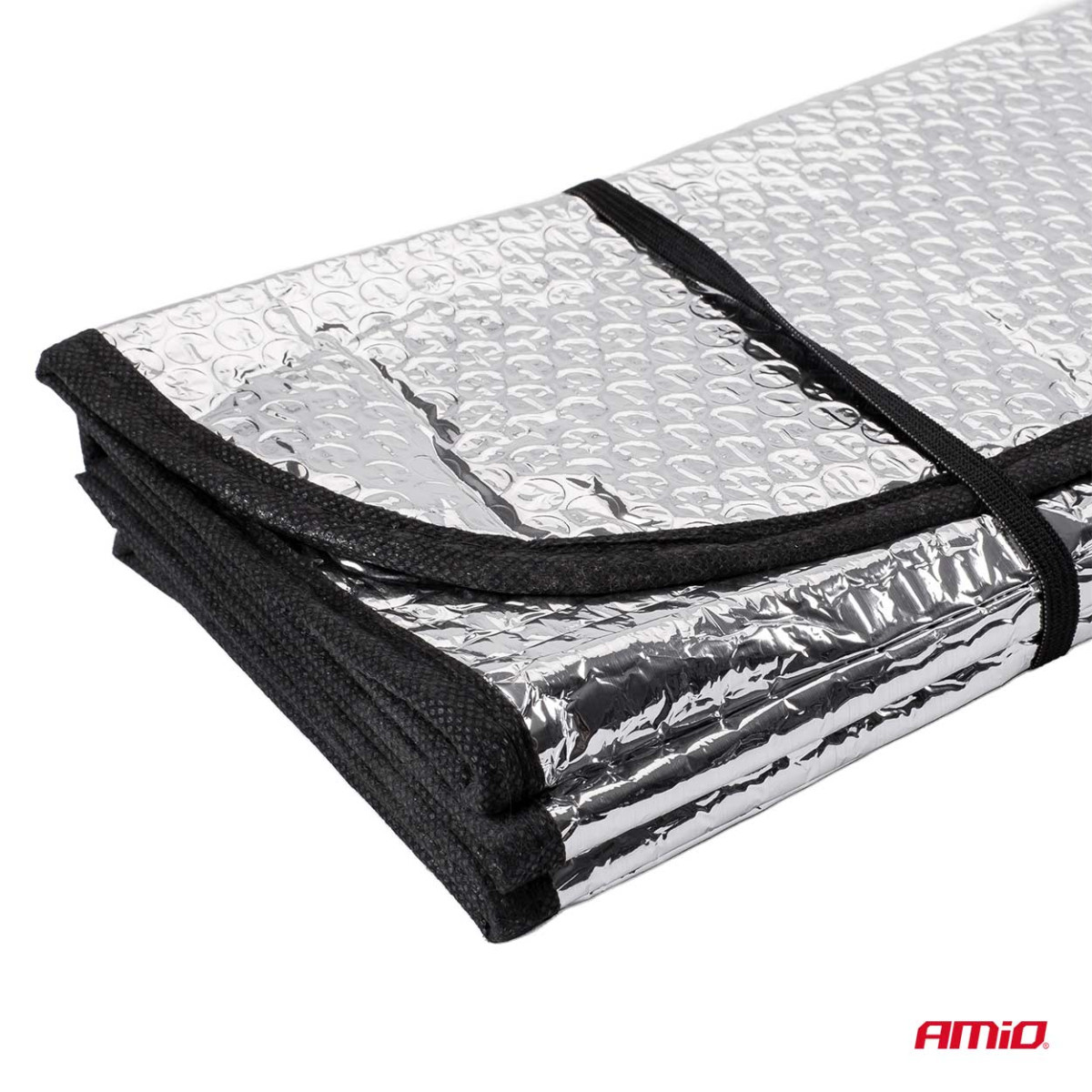 Windschutzscheibenschutz 145x70 cm, silber, PE-Luftpolsterfolie AMIO-01532