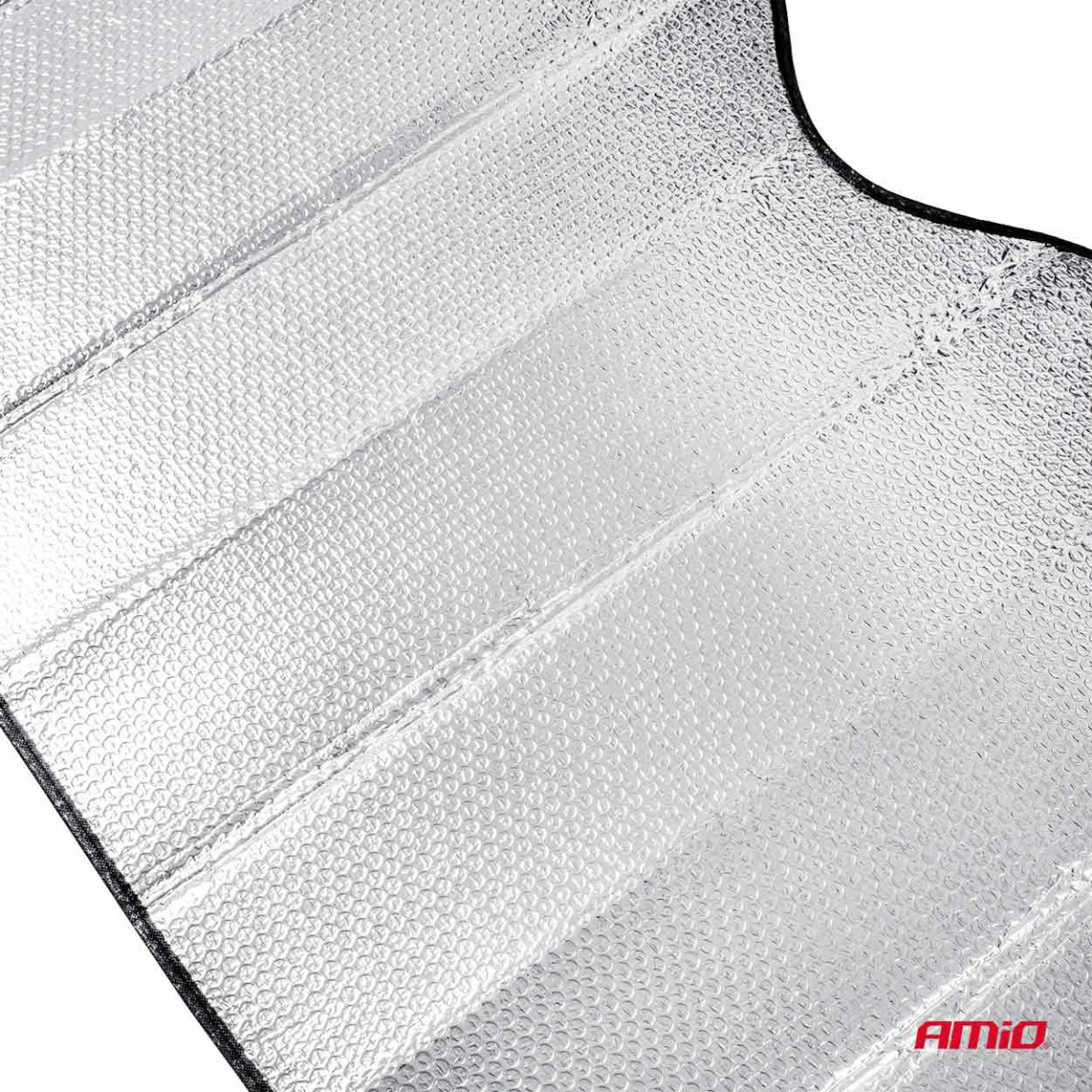 Windschutzscheibenschutz 145x70 cm, silber, PE-Luftpolsterfolie AMIO-01532