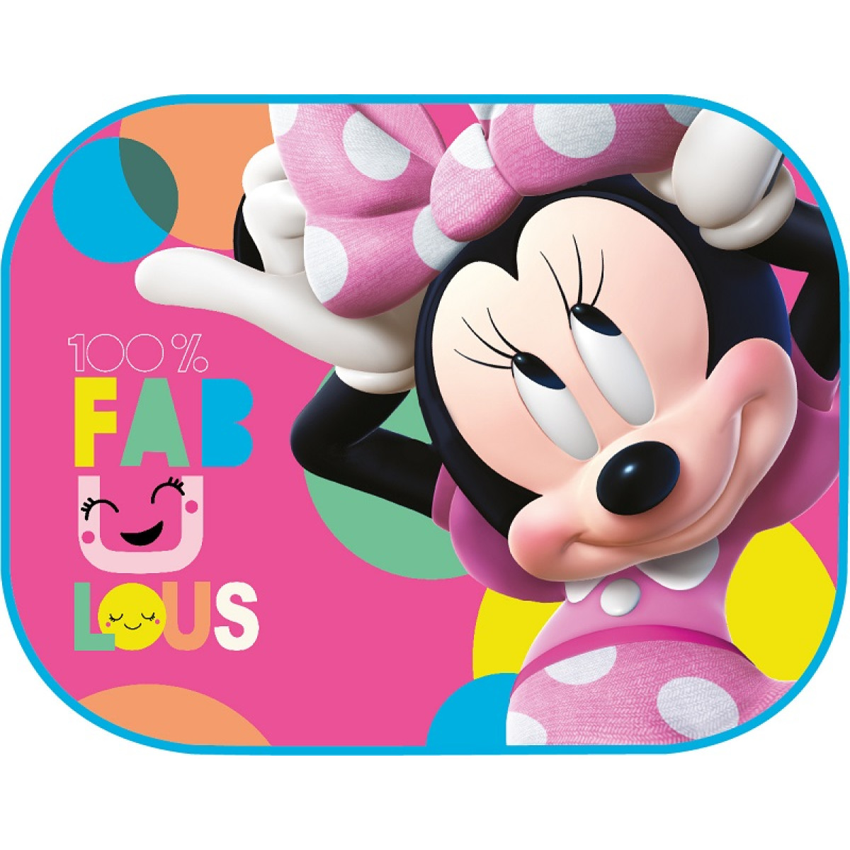 Seitliche Sonnenschutzrollos für Autos, 44 x 35 cm, 2 Stück, Minnie
